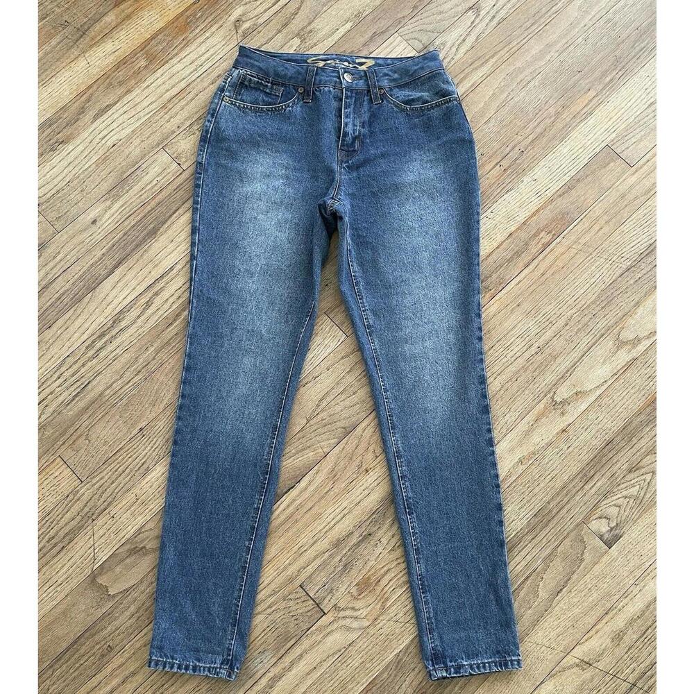 size 2 Seven 7 High Rise Tapered Skinny jeans 100%cotton denim Excllnt C
